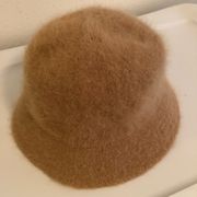 Angora Blend Hat Beige