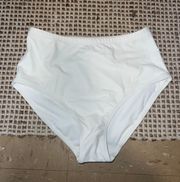 White Swimsuit Bottoms