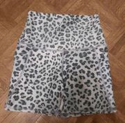 Evolution And Creation Yoga Workout Shorts S Leopard Print