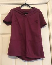 NWT Purple  Scrub Set