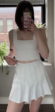 White Tennis Skirt