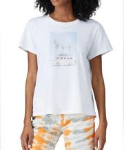 Fifteen Twenty White Surf Bus Print T-Shirt Size Medium $88