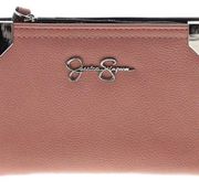 Jessica Simpson leather wallet pink