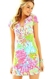 Lovers Coral T Shirt Dress