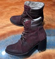 Freebird Cage Heeled Leather Boots size 8