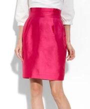 Kate Spade pink Janelle silk skirt size 8
