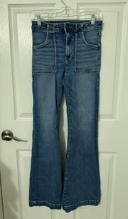 American Eagle AEO SUPER HIRISE FLARE JEANS