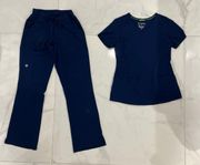 Blue Scrub Set