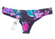 Raisins Womens Swimwear Bikini Bottom Size Large Tahiti Bloom Multi Floral Swim