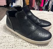 Matisse Black Snakeskin Sneakers
