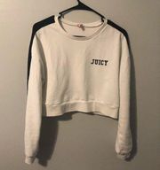 Juicy couture cropped crewneck sweatshirt