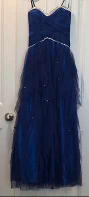 Blue Prom / Pageant Gown