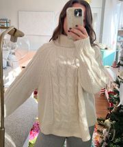 Oversized Cable Knit Sweater