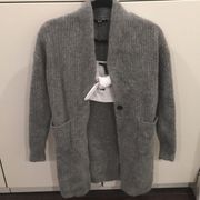 Uniqlo 100% wool button pocket cardigan xs