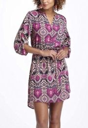 Maeve x  Frequencies Ikat Shirt Dress