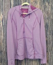 Tangerine | purple striped athletic jacket