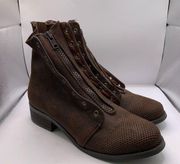 Matisse Coconuts Sock Boots Ankle Fabric Round Toe Brown Women’s Size 9.5M