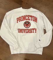 princeton university white crewneck