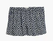 madewell bedtime mini daisy pajama floral shorts