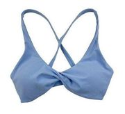 White Fox Boutique - High Definition Sports Bra in Sky Blue