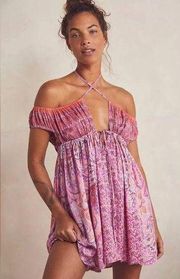 NWOT  Intimately X Free People Bali Mariposa Mini Slip Dress