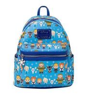 LOUNGEFLY DISNEY FROZEN CHIBI MINI BACKPACK Disney princess New with tags