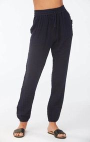 Sundays Pascale Cotton Navy Blue Jogger Pockets Size 0