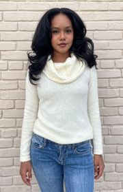 Beautiful cream cowl neck sweater 