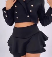 ZARA Black Short Skirt