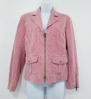 Garnet Hill Pink Corduroy Jacket