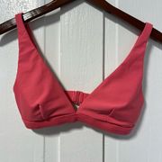 NWT Old Navy Coral bikini top size medium