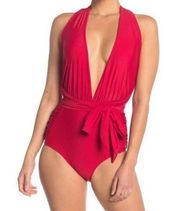 Nicole Miller Design  Own Look 1 Piece  Swimsuit Size Small