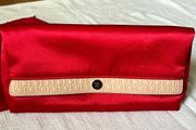 Gorgeous Carolina Herrera Satin clutch bag