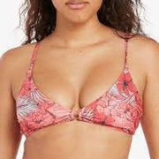 NWT!! Volcom Sea U Soon V Neck Bikini Top Size XS