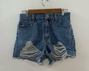 Used Size 5 Rewash Super High Rise Jean Shorts