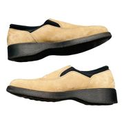 CLARKS SILLIAN Tan Beige Leather Slip On Comfort Shoes Loafers NWOT Size 6 1/2