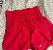 pink athletic shorts 