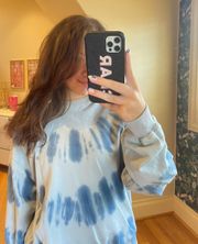 blue multicolor sweatshirt 