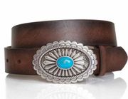 Ariat Women’s Turquoise Oval Buckle Belt