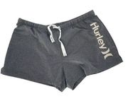 Hurley Women’s One And Only Casual Walking Shorts Heather Gray Large