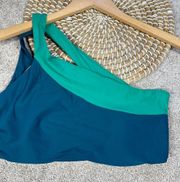 Summersalt The Sidestroke Bikini Top in Seaglass & Seaweed Size 10