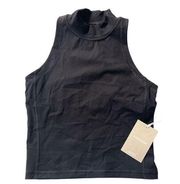 Everlane The Polyblend Mockneck Tank Black Size Small XLarge