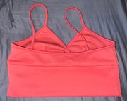 Coral Crop Top