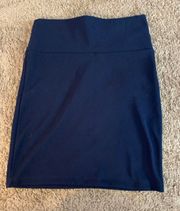 Blue Pencil Skirt