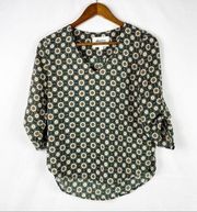 ALICE BLUE V-Neck Floral Blouse by Stitchfix - XSP