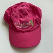 Pink key largo hat