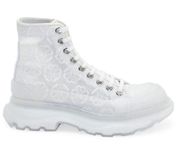 Alexander McQueen Tread Slick Transparent Floral Boots