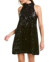 Crosby by Mollie Burch Annesley Sequin Sleeveless Halter Swing Dress NWT Size M