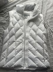 white puffer vest