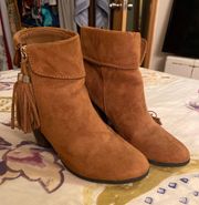 Lauren Conrad Suede Ankle Boots